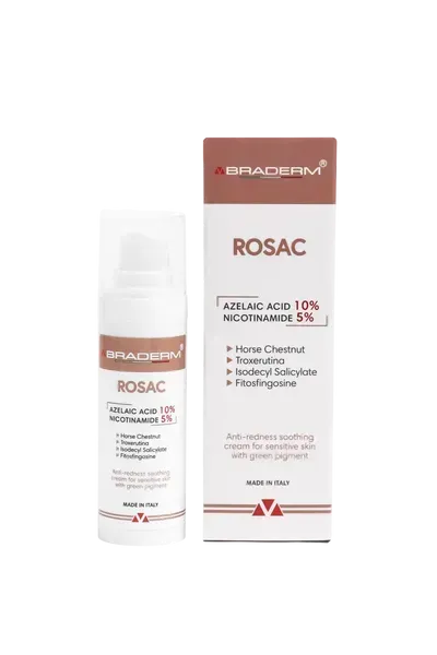Заспокійливий крем BRADERM Rosac Cream 30 мл