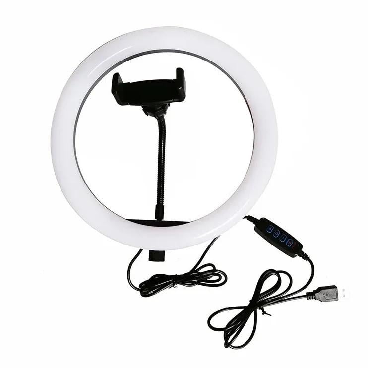 Кільцева лампа RIAS ZD-666 LED USB дротове управління 26 см (4_00328) - фото 2 Кільцева лампа RIAS ZD-666 LED USB дротове управління 26 см (4_00328) - фото 2