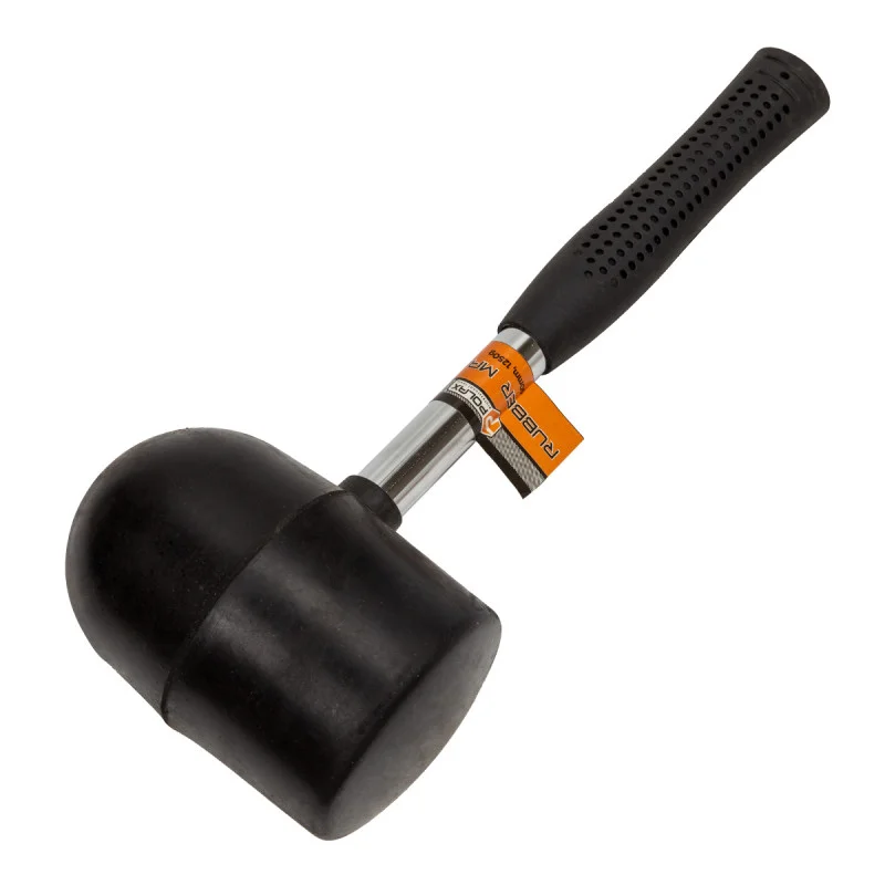 Киянка гумова Polax 1250 г Чорний (39-002) Киянка гумова Polax 1250 г Чорний (39-002)