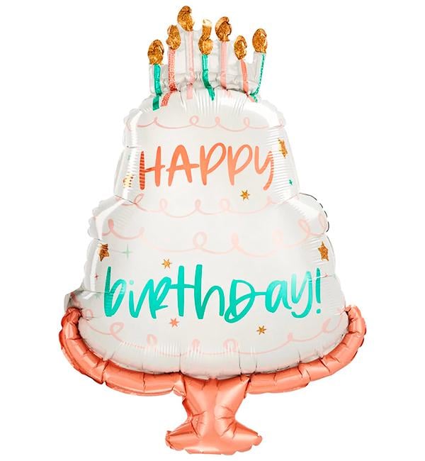 Воздушный шар Birthday cake 100х67 см (12746472) Воздушный шар Birthday cake 100х67 см (12746472)