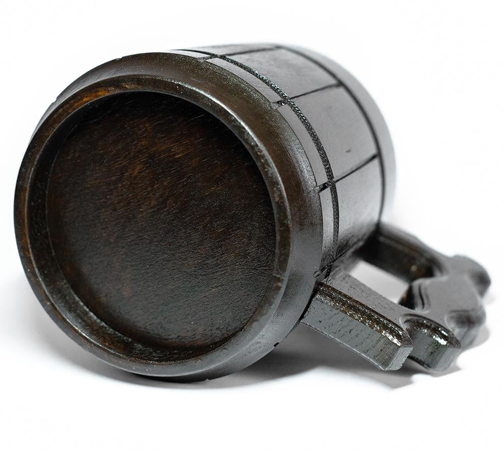 Кухоль дубовий ручної роботи з нержавіючою серединою - фото 3 Кухоль дубовий ручної роботи з нержавіючою серединою - фото 3