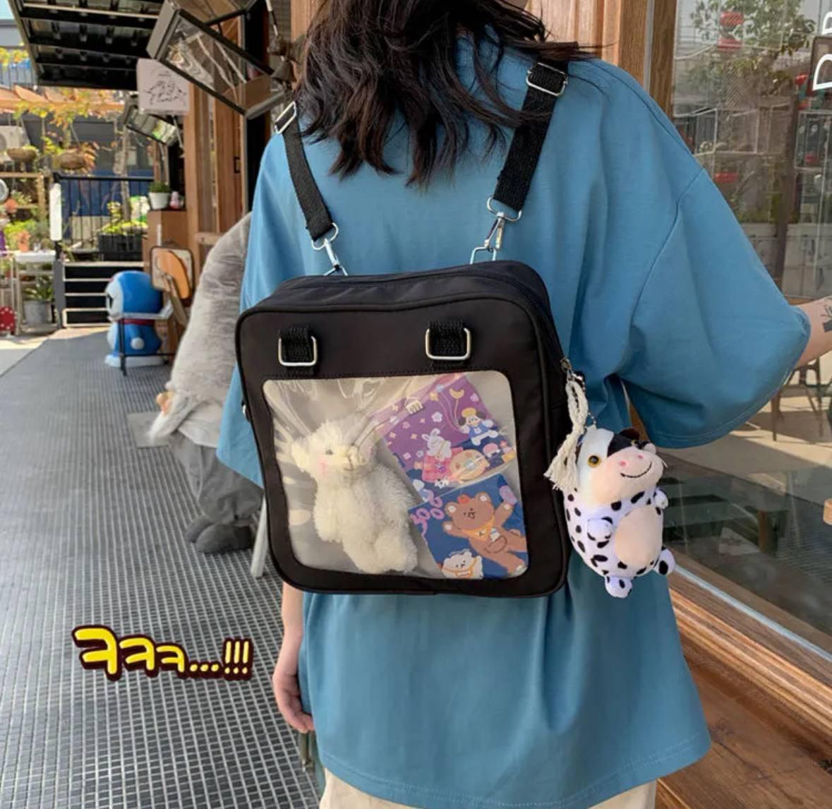 Сумка з екраном для іграшок та картинок Чорний (2602941454) - фото 2 Сумка з екраном для іграшок та картинок Чорний (2602941454) - фото 2