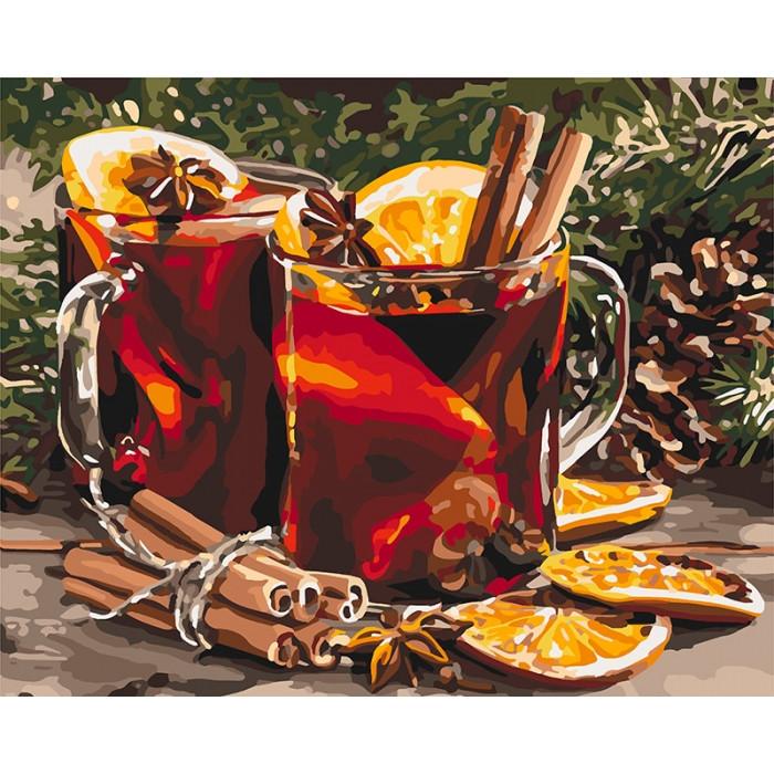 Картина по номерам Идейка Ароматный глинтвейн 40x50 см (KHO5569)