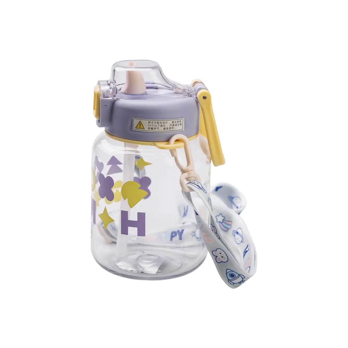 Бутылка детская для воды Gucgres с ремешком 650 мл Фиолетовый - фото 4 Бутылка детская для воды Gucgres с ремешком 650 мл Фиолетовый - фото 4