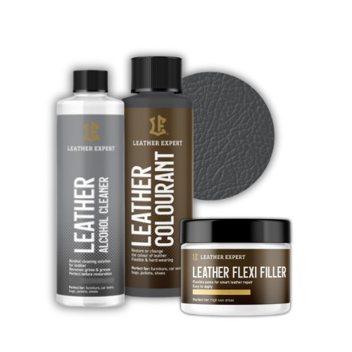 Набір для легкої реставрації шкіряного салону Leather Expert 401 Dark Grey