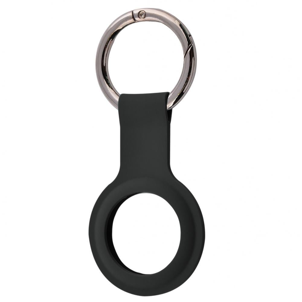 Чехол-брелок PRC Mutural Soft Silicon case for AirTag Black