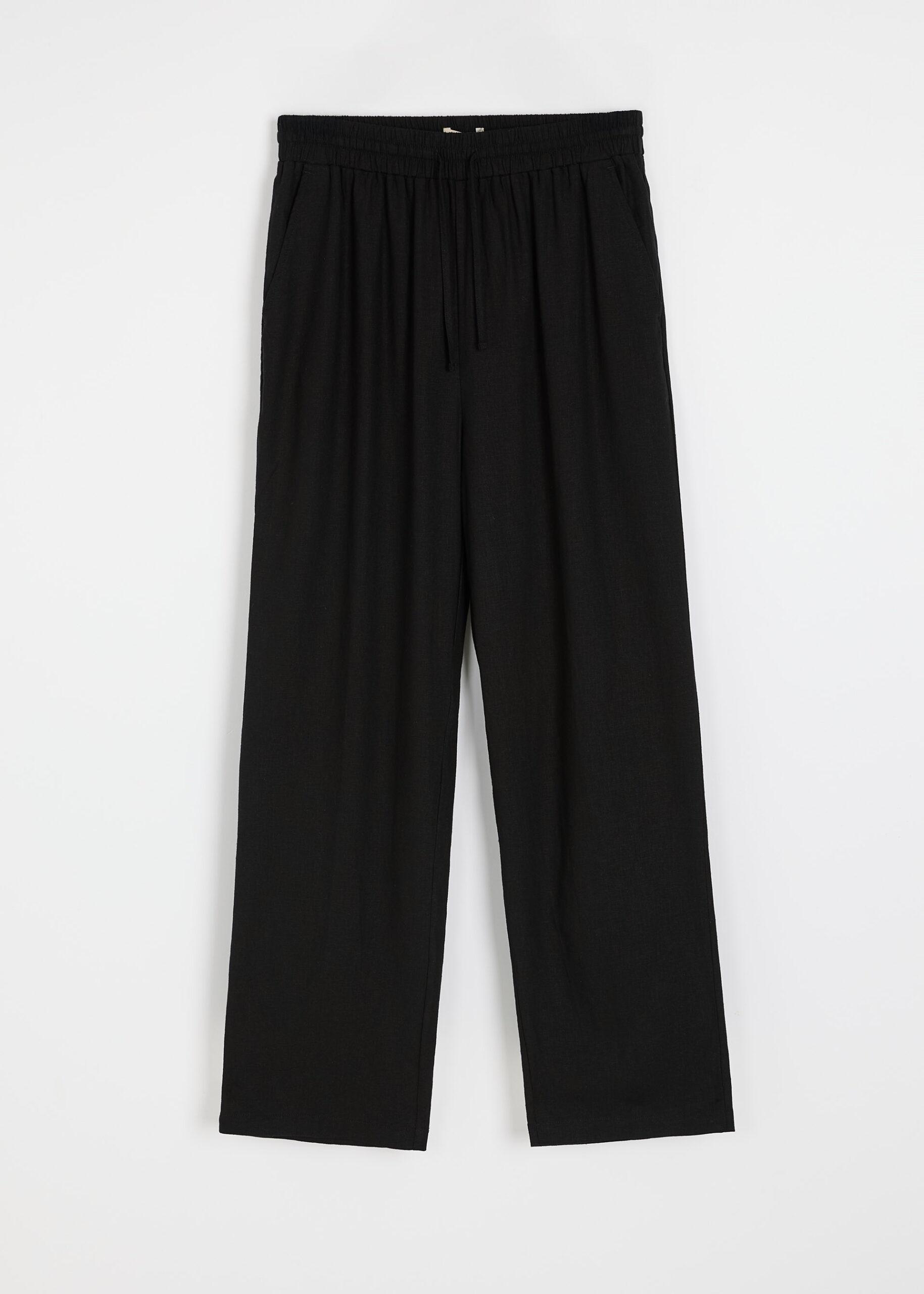 Брюки вільні жіночі Diverse LENEA р. 42 Чорний (5905384144447) - фото 5