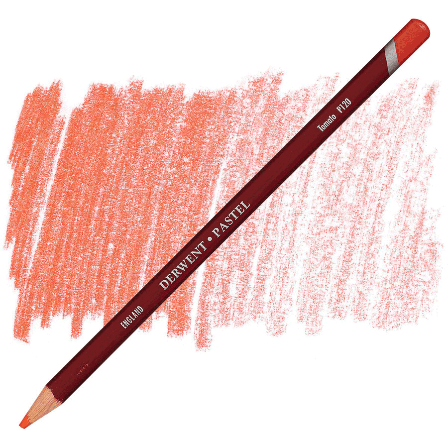 Олівець пастельний Derwent Pastel P120 2300241 6 шт. Томатний (5028252117586)