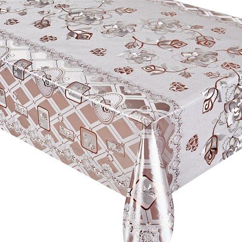 Клейонка спінена Stenson MA-4723 ПВХ з тисненням на тканинній основі 1,37х20 м (11605933)