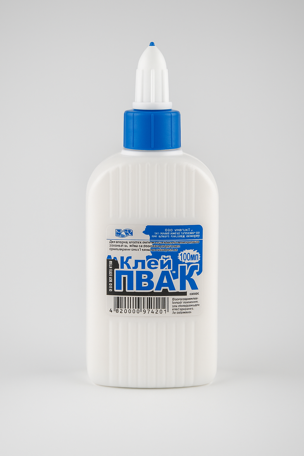 Клей ПВА с дозатором для бумаги/дерева/тканей и творчества 100 мл (26937180)
