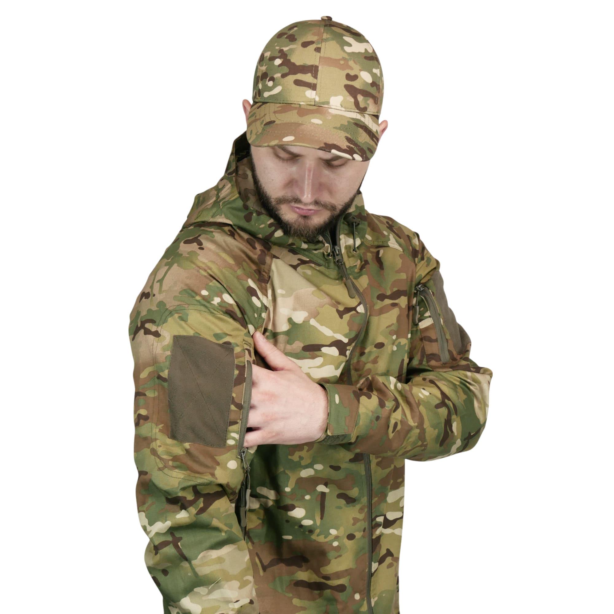 Куртка Twill GEN I Military універсальний захист у літньому форматі XL Мультикам (1849-XL) - фото 3 Куртка Twill GEN I Military універсальний захист у літньому форматі XL Мультикам (1849-XL) - фото 3