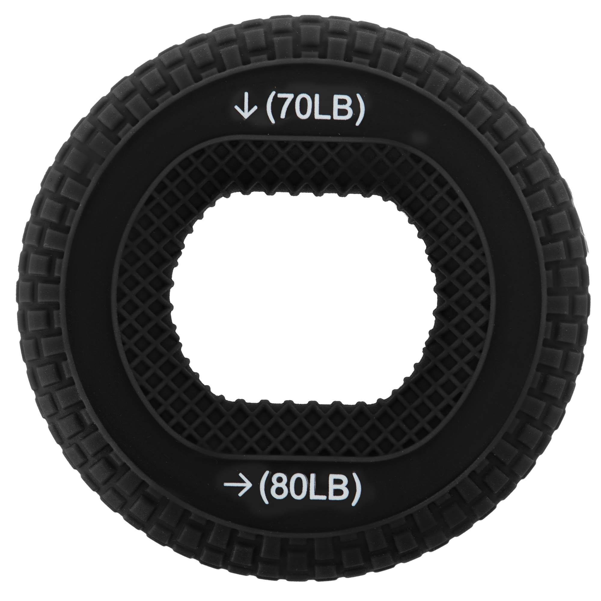 Эспандер кистевое кольцо с двойной нагрузкой Jello JLA472 1 шт. 7,5 см 70-80LB Черный - фото 1 Эспандер кистевое кольцо с двойной нагрузкой Jello JLA472 1 шт. 7,5 см 70-80LB Черный - фото 1