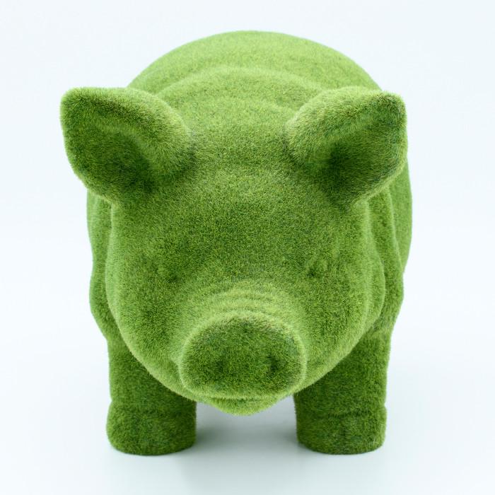 Садова фігура Engard Green pig 35х15х18 см (PG-01) - фото 2