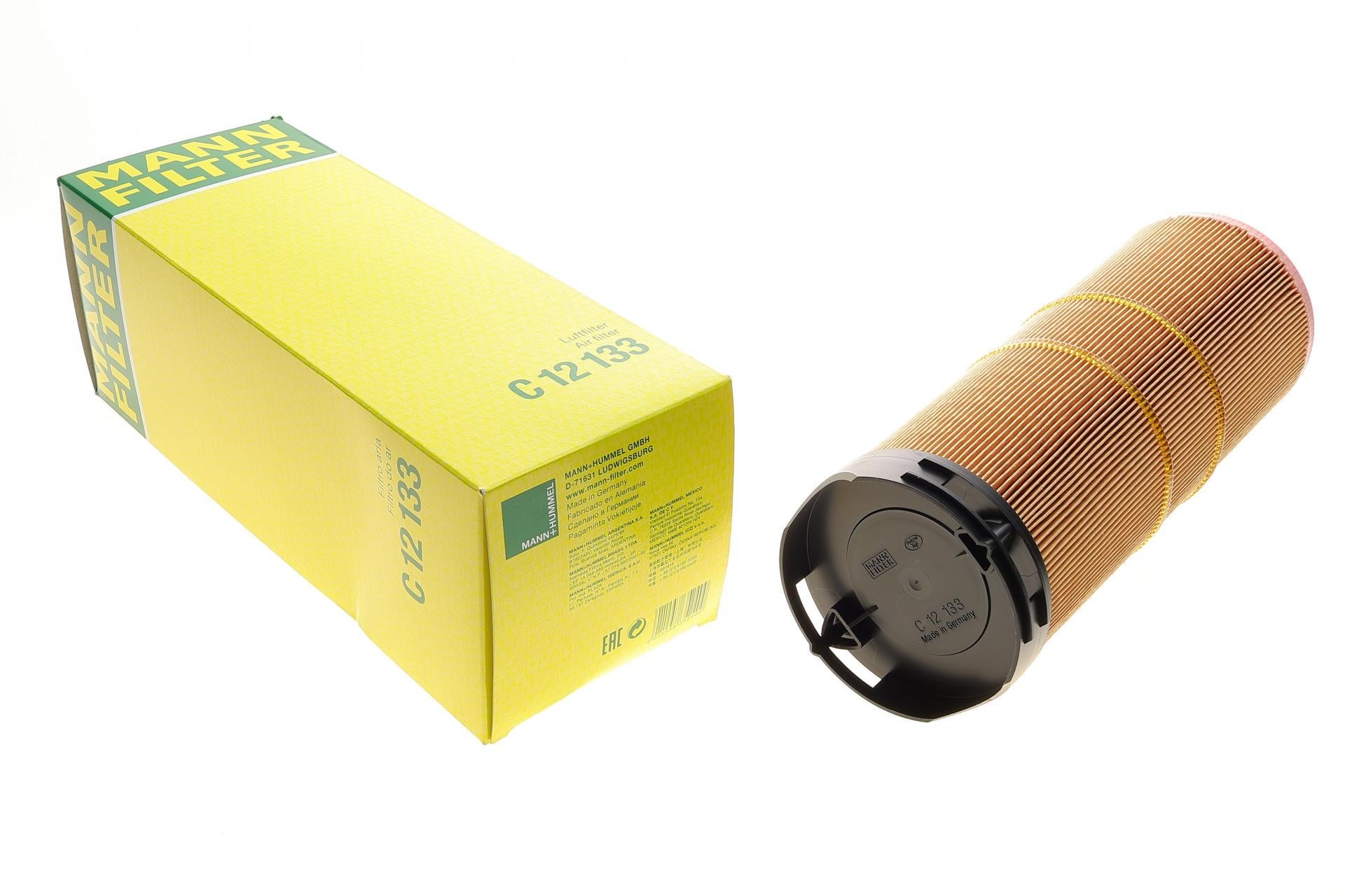 Фильтр воздушный Mann-Filter для MB C-class W203 2,2CDI OM646 00-11/CLC C203 2,2CDI OM646 08-11 (C 12 133)