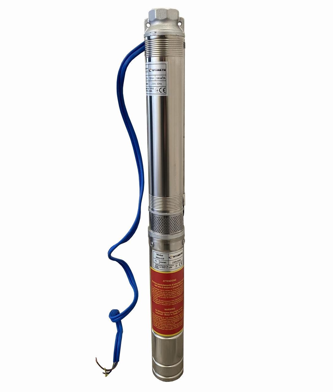 Насос свердловинний Optima PM 3SDm2.5/7 0,25 кВт 35 м (000017610)