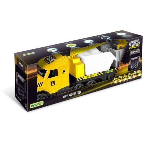 Игрушечная машинка-гигант Magic Truck Technic со строительными контейнерами 79 см (2992356308)