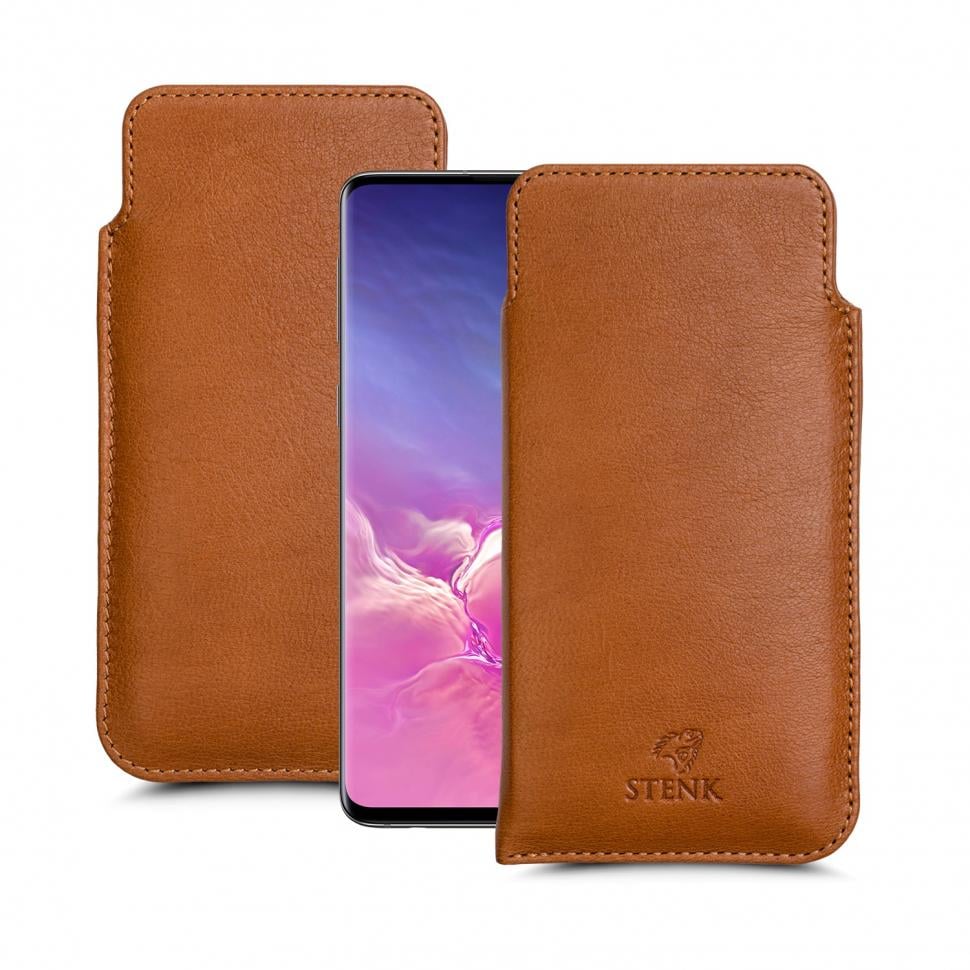 Футляр Stenk Elegance для Samsung Galaxy S10 Camel (63451)
