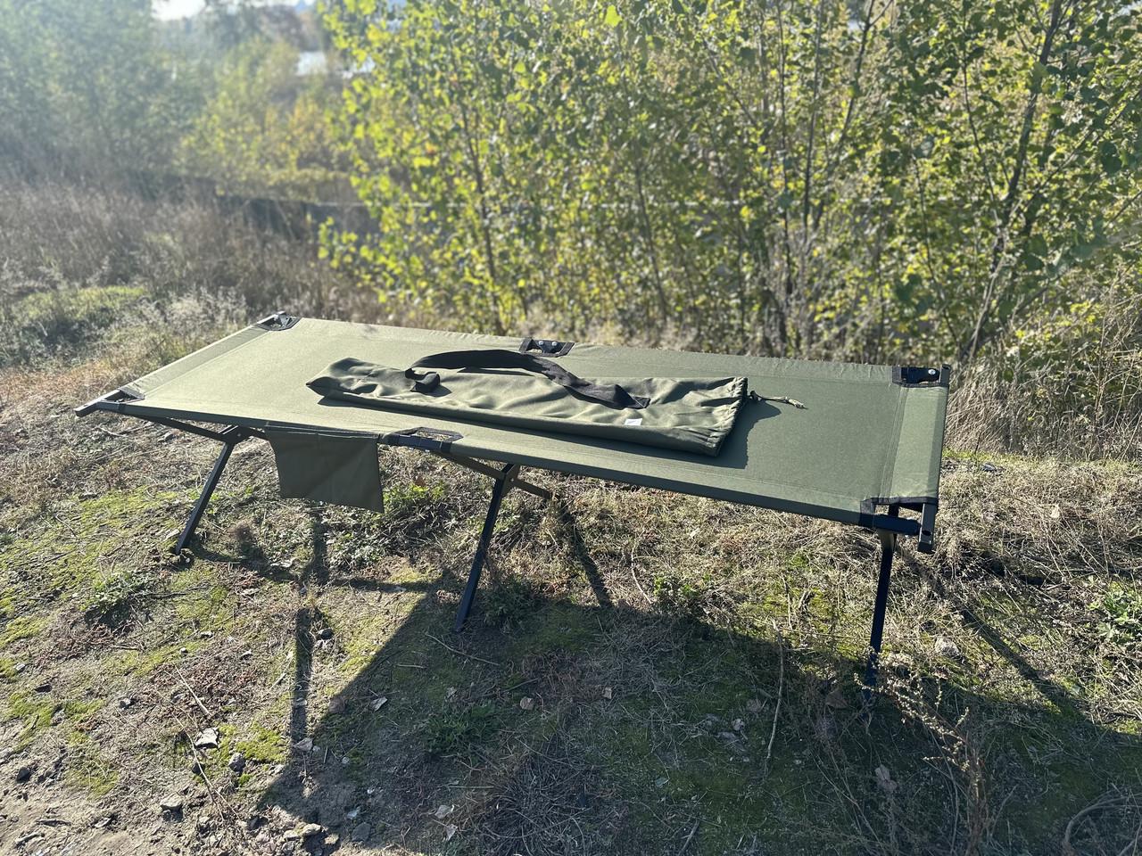 Розкладачка посилена Aforse тип НАТО XL з кишенею/чохлом Олива (2422469394) - фото 3 Розкладачка посилена Aforse тип НАТО XL з кишенею/чохлом Олива (2422469394) - фото 3