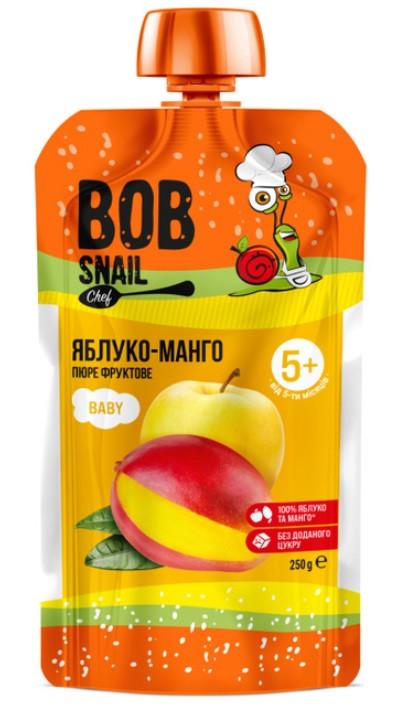 Дитяче пюре фруктове Bob Snail Яблуко-Манго від 5 місяців 250 г (2807586460)