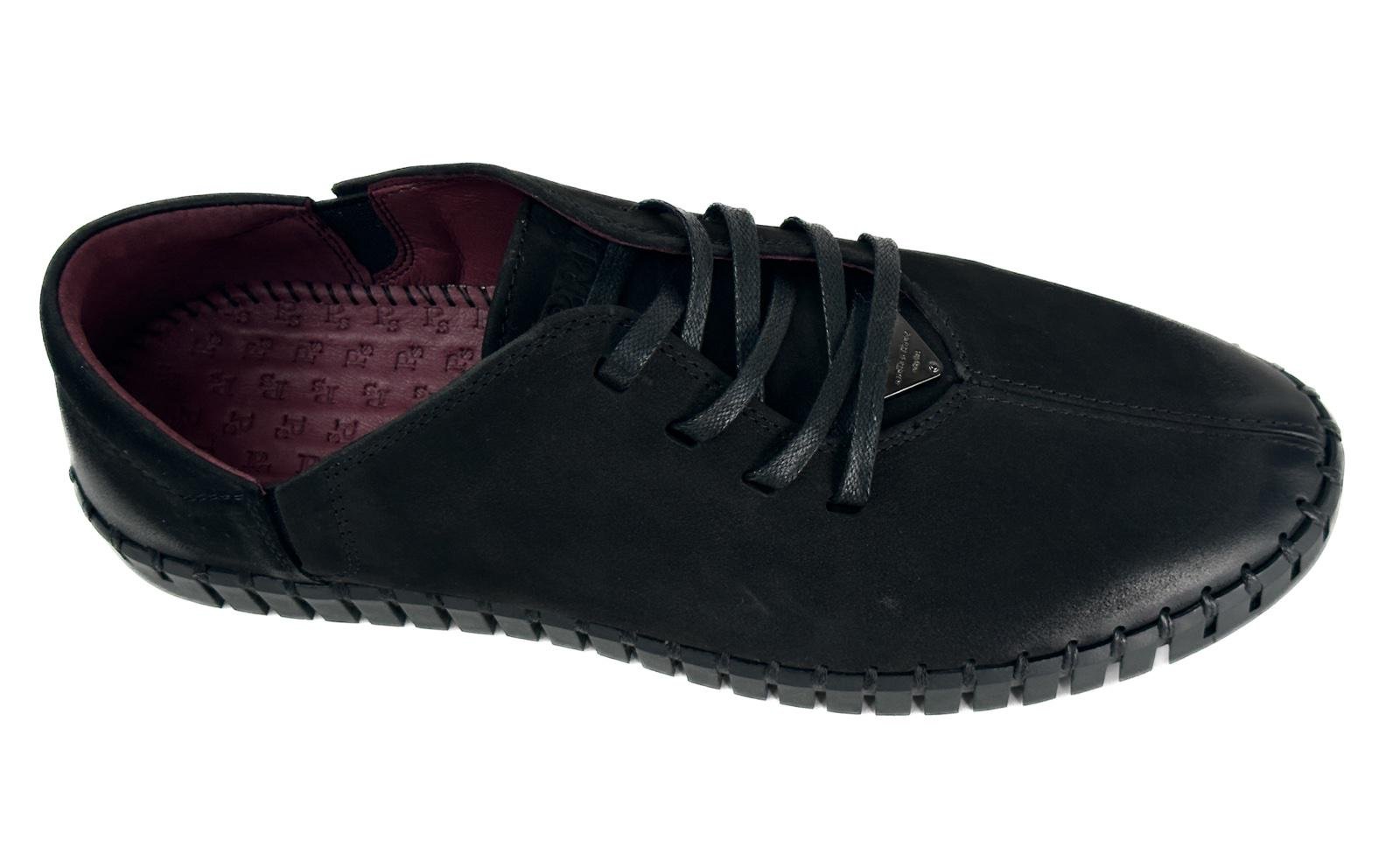 Мокасини чоловічі Prime Shoes нубукові р. 41 Чорний (19-034-70130) - фото 5 Мокасини чоловічі Prime Shoes нубукові р. 41 Чорний (19-034-70130) - фото 5