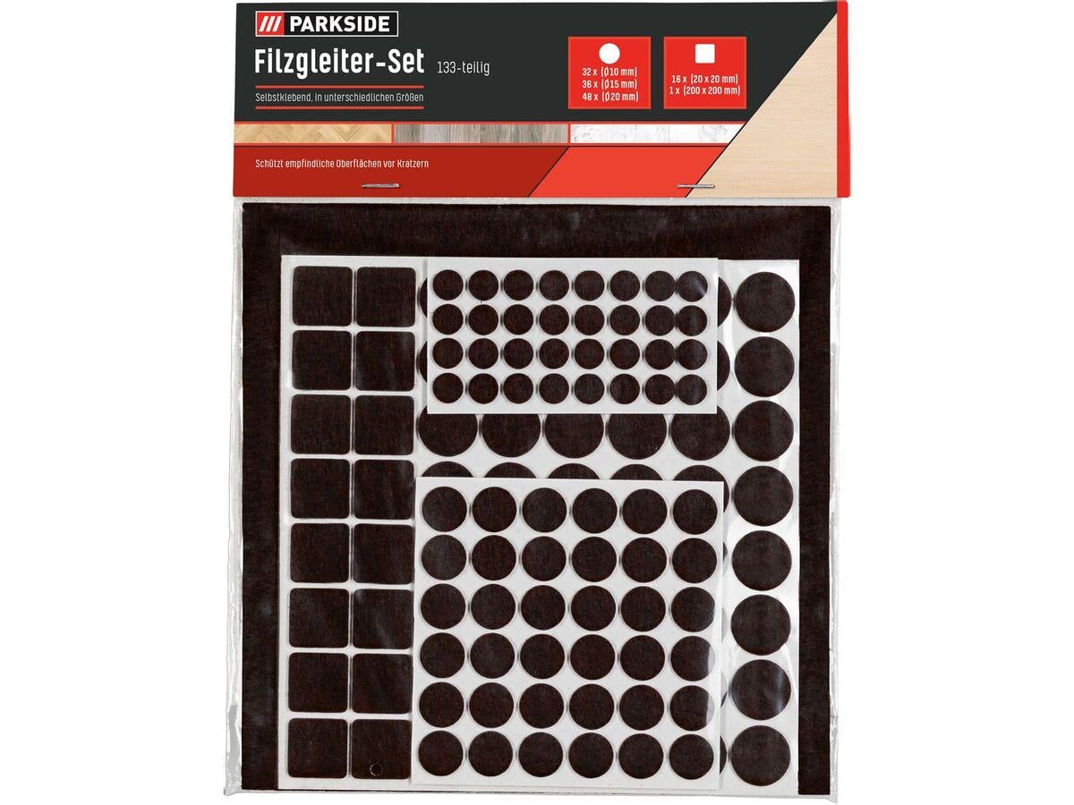Войлочные подкладки для мебели PARKSIDE защитные наклейки 133 шт. (F2-00639)