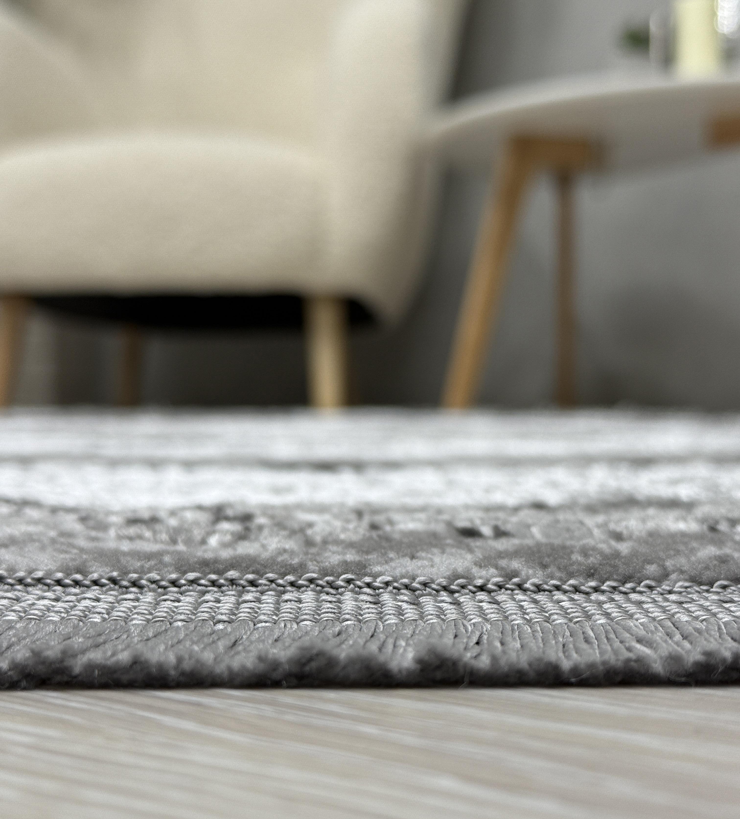 Ковер Mars с невысоким ворсом 200x200 см круг Серый (B251BKG/AGS13) - фото 10 Ковер Mars с невысоким ворсом 200x200 см круг Серый (B251BKG/AGS13) - фото 10