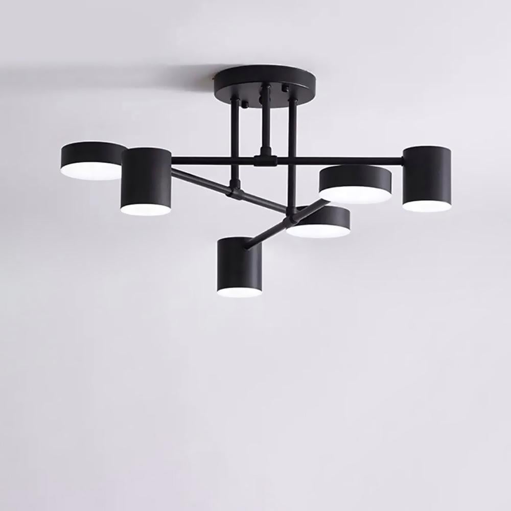 Люстра стельова світлодіодна Lighthouse SY-20245/3/3 BK D810хH190 60W Чорний