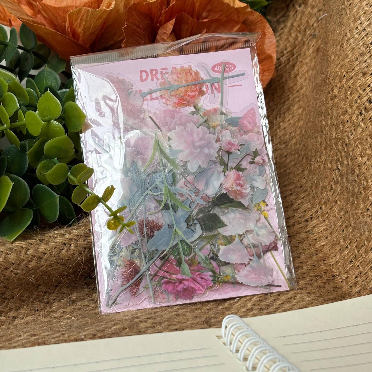 Декоративные фигурные наклейки Розовые мечты 40 шт. (sp1-3046741029)