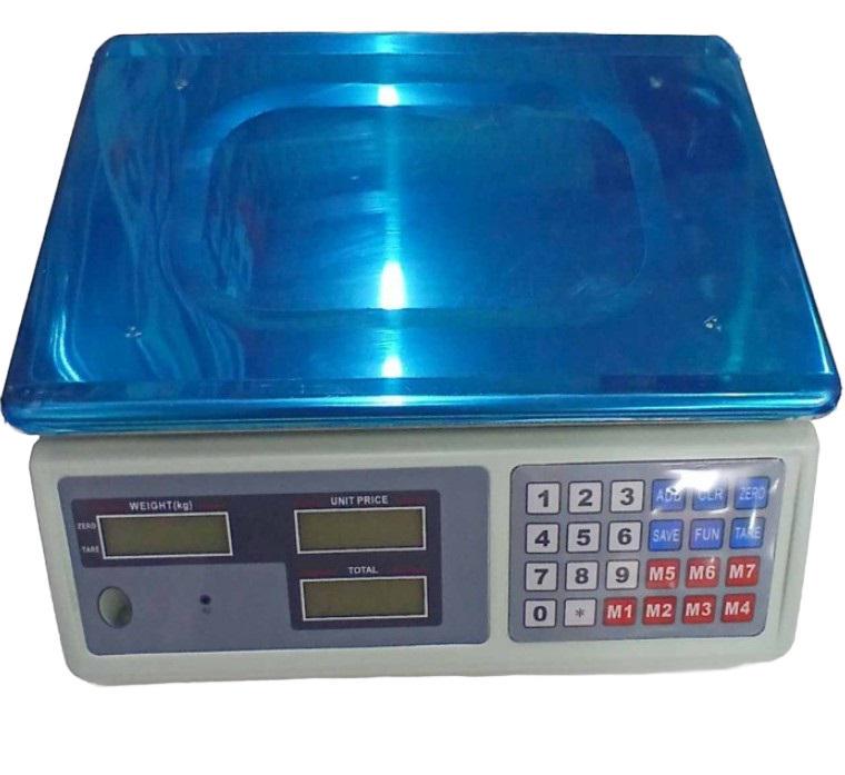 Торгові ваги MAG-50kg з LED-дисплеєм і металевою платформою (2104618633) - фото 7