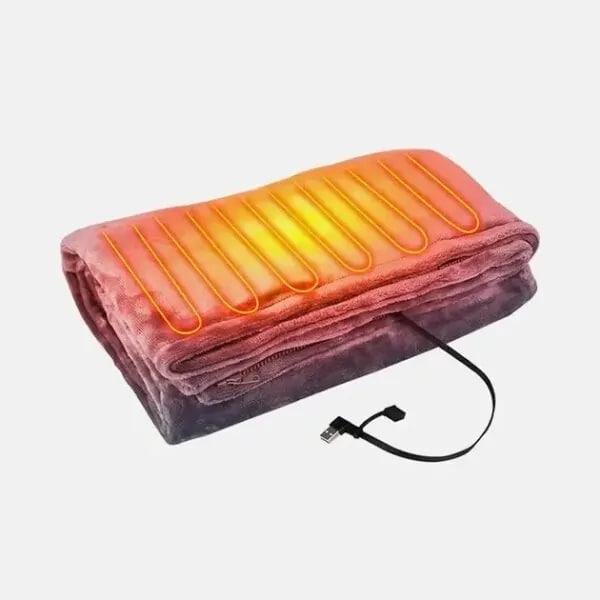 Покрывало электрическое с подогревом от powerbank 150x85 см