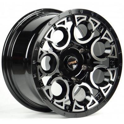 Диски на авто Off Road Wheels OW1908-8 R15 W8 PCD6x139,7 ET12 DIA108.1 FACE POLISH LIP Black