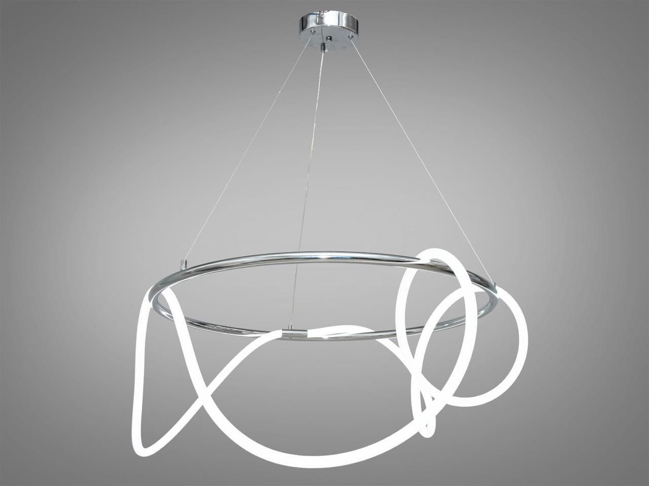 Люстра светодиодная EcoLed 32W Y2101-800CH Серебрянный