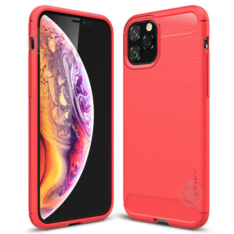 TPU чехол iPaky Slim Series для Apple iPhone 11 Pro Красный (769096)