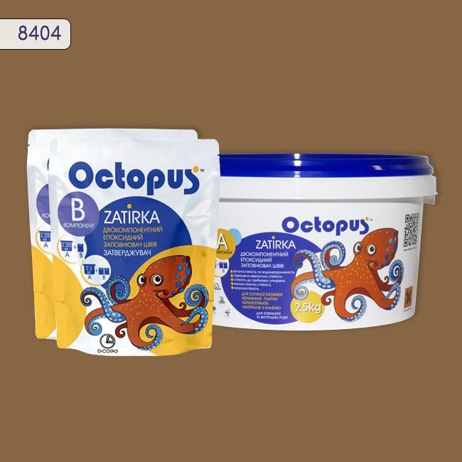 Затирка для плитки Octopus Zatirka 8404 епоксидна 2,5 кг