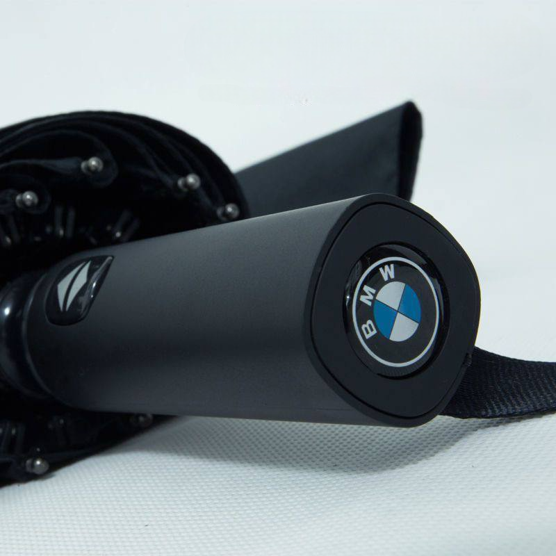 Зонт BMW полный автомат с системой антиветер Черный (1461) - фото 3
