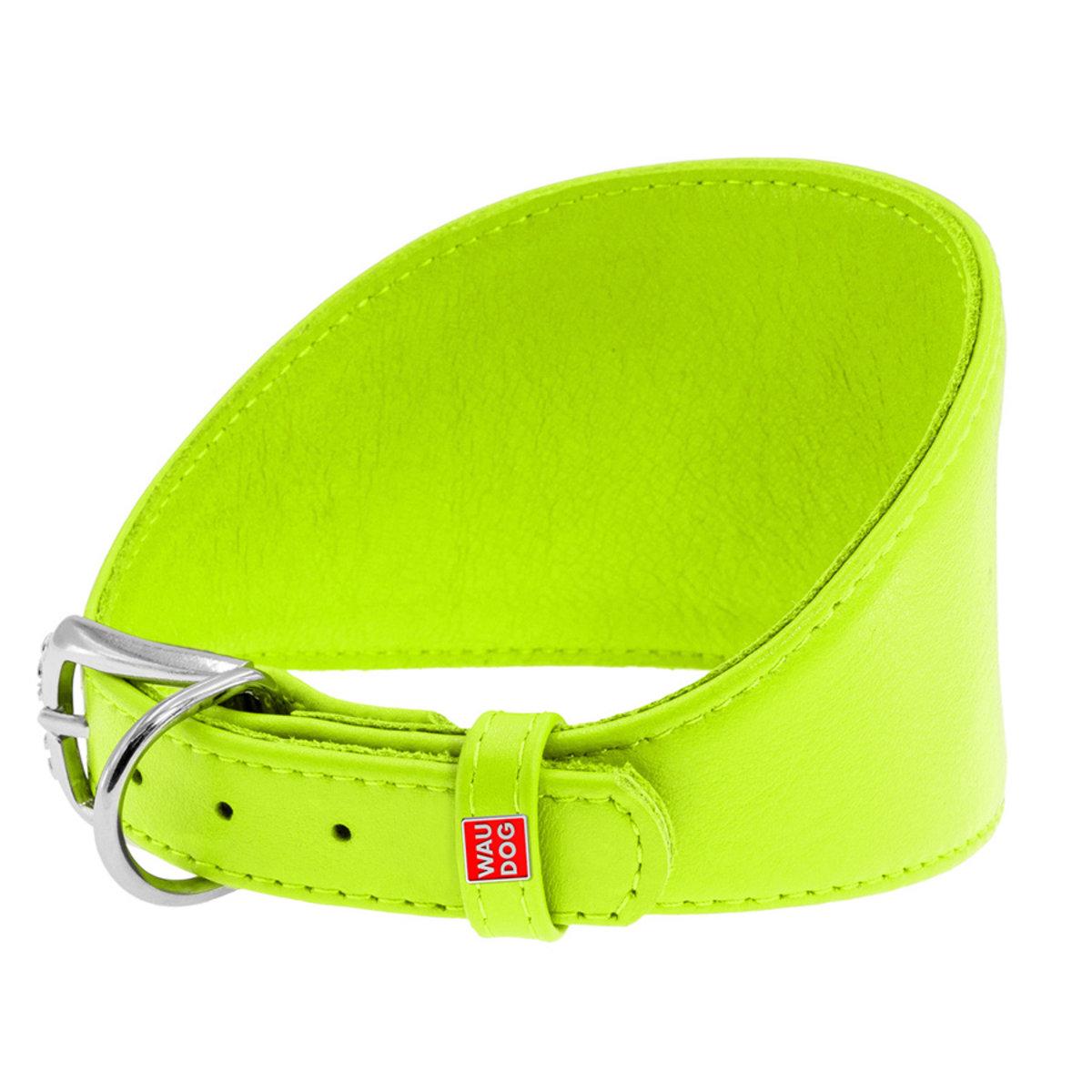 Ошейник Waudog Glamour 15 мм 29-35 см Салатовый