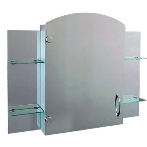 Зеркальный шкаф с открытыми полками Seria A "Эконом" №69 650x800x130 мм