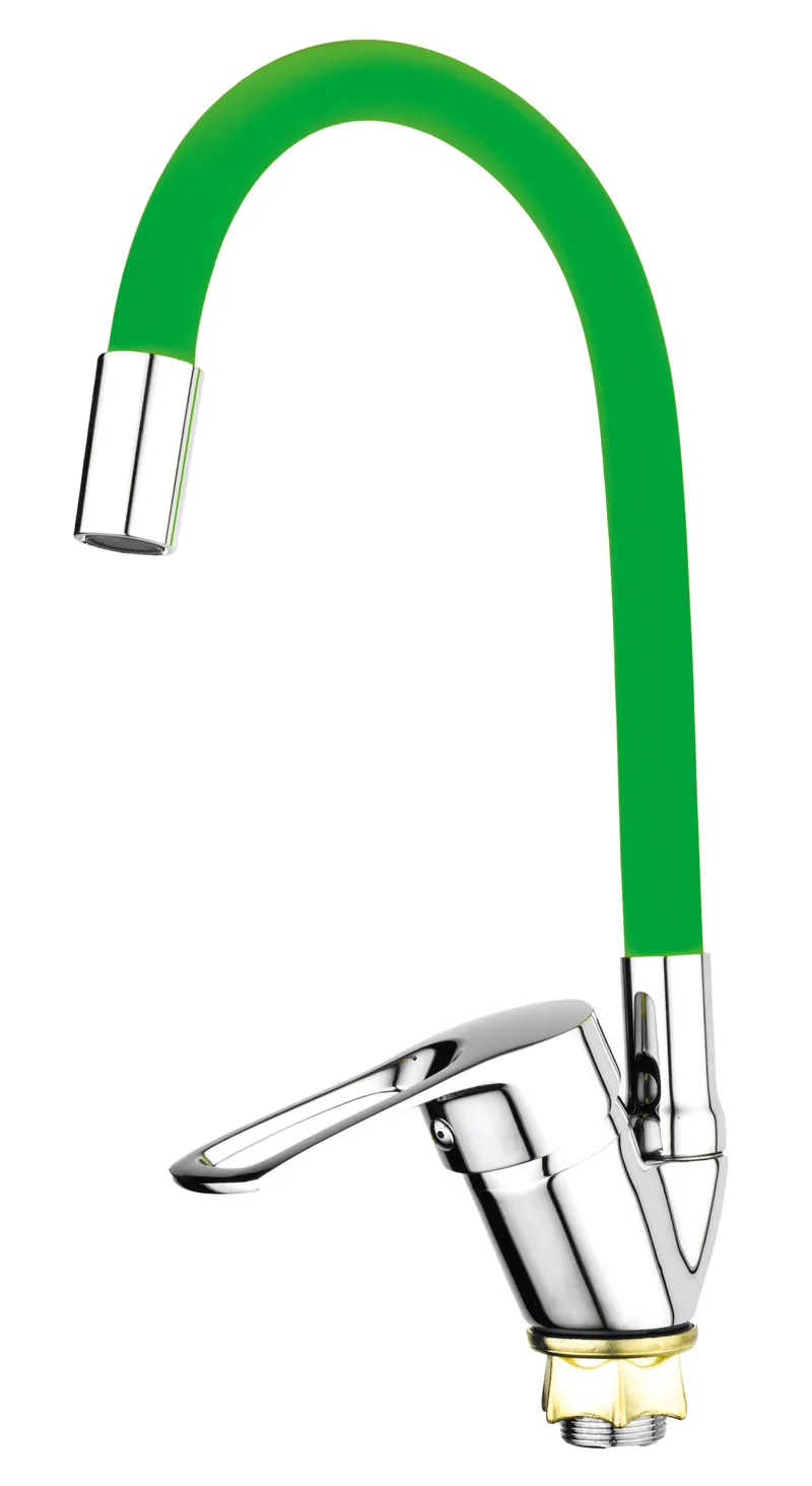 Смеситель для кухни MIXXUS FANY 011 Nut без подвода Green (MI6292)