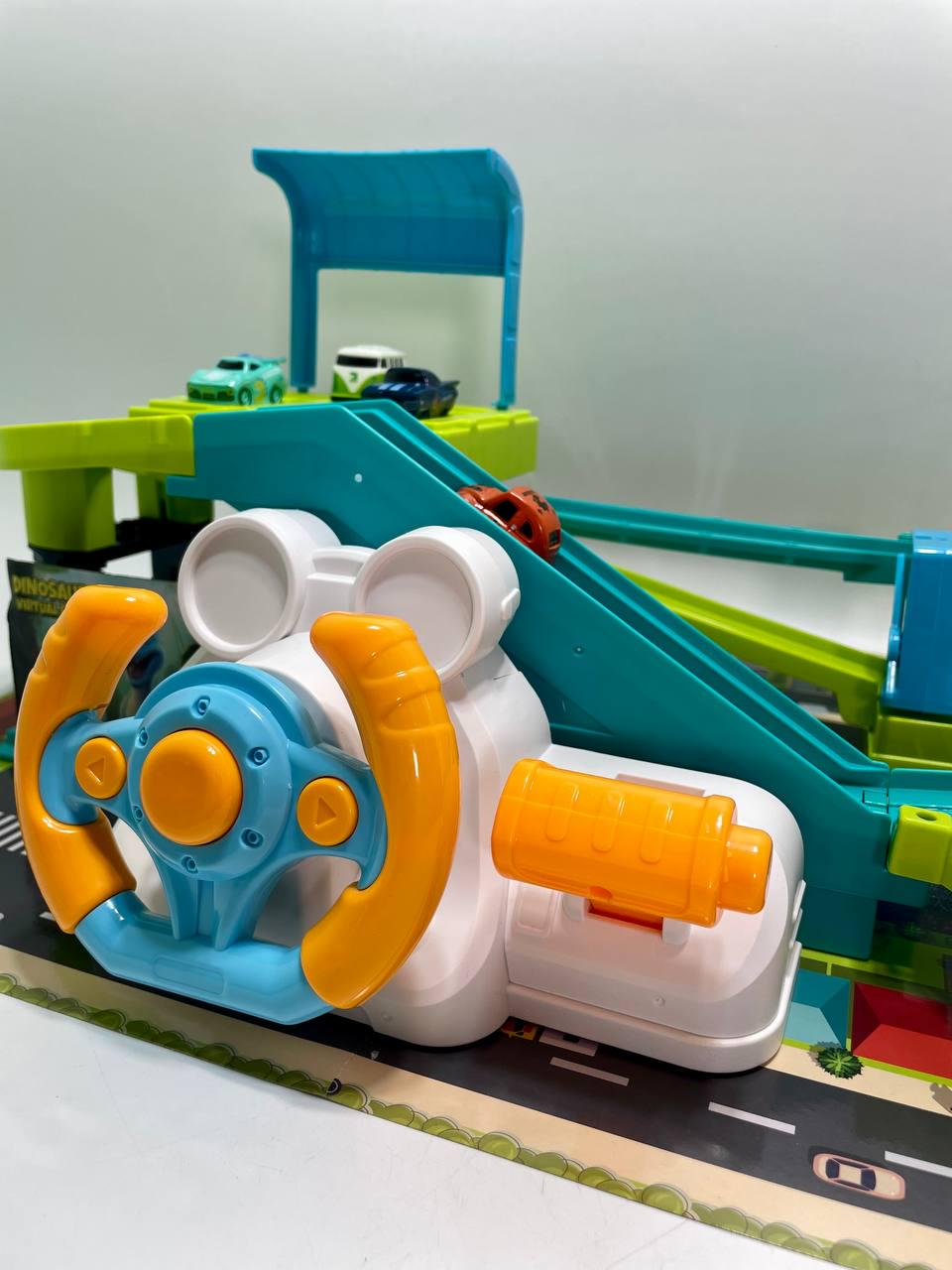 Трек песни на английском языке звуки транспорта руль автомат/механический подъемник 4 машинки в коробке (T 917 A) - фото 5 Трек песни на английском языке звуки транспорта руль автомат/механический подъемник 4 машинки в коробке (T 917 A) - фото 5