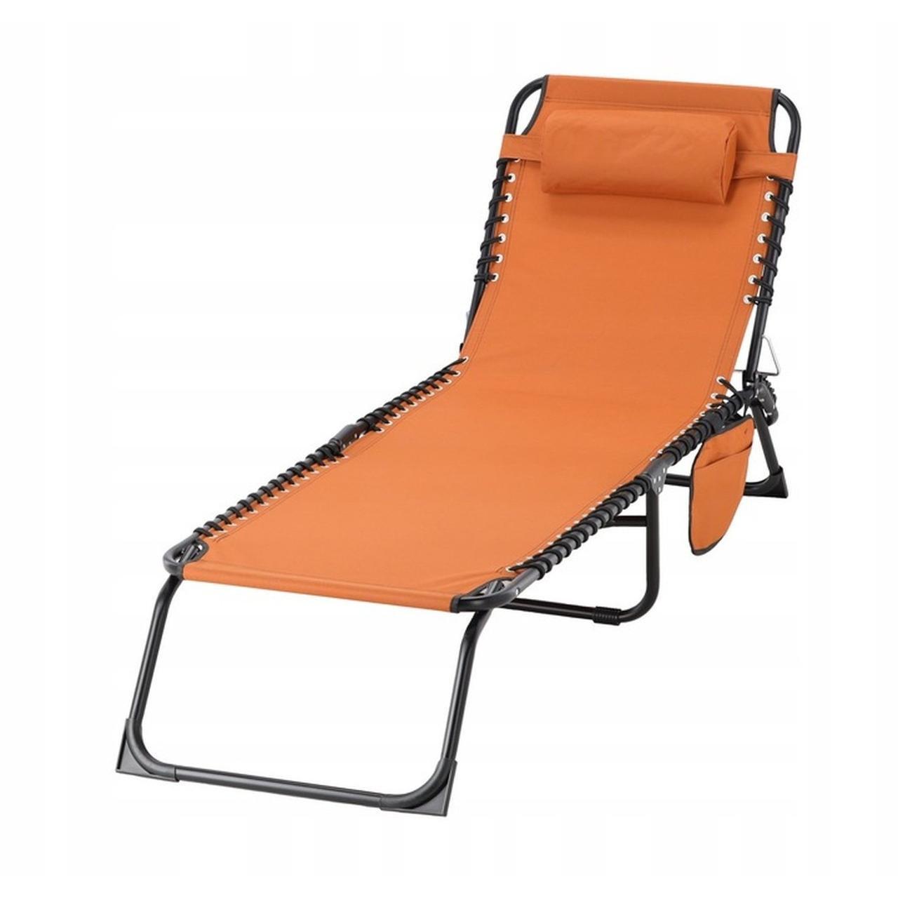 Шезлонг складной GardenLine LEZ2784 Коричневый (1339)
