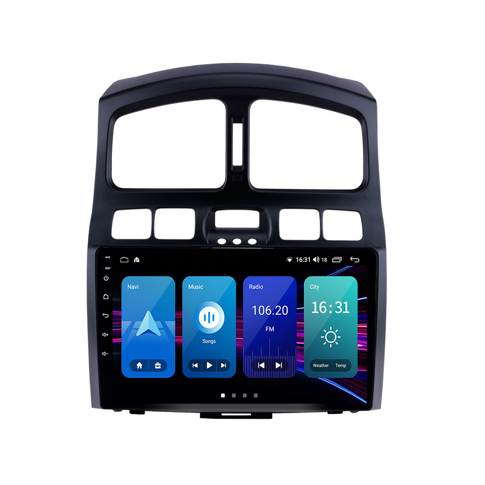 Автомагнитола штатная Torssen NF9 для Hyundai Santa Fe 2000-2012 г./Jac S1 07-13 Carplay 2/32Gb 9" (202270201)