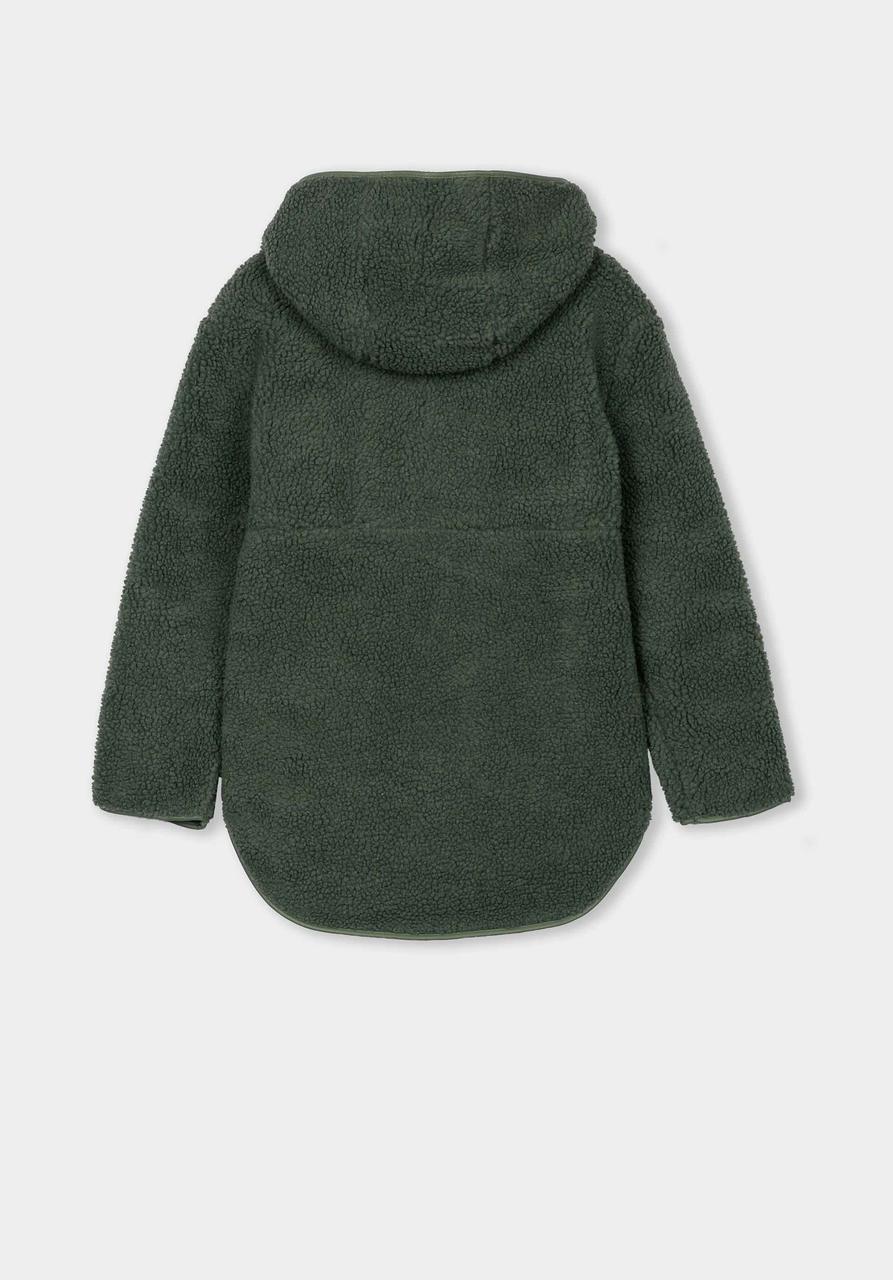 Парка-шуба для дівчинки Tiffosi з овчини 158-164 см Хакі (10041779-857/164) - фото 2 Парка-шуба для дівчинки Tiffosi з овчини 158-164 см Хакі (10041779-857/164) - фото 2