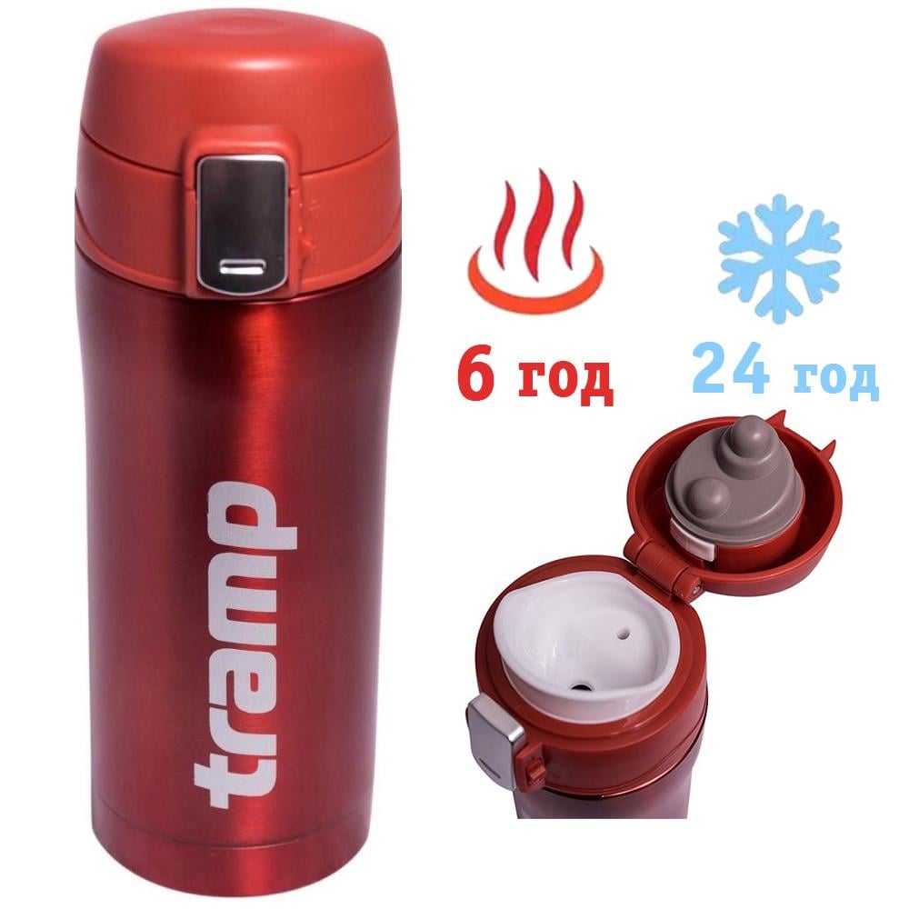 Термос Tramp 0,35 л Красный (TRC-106-red) - фото 2
