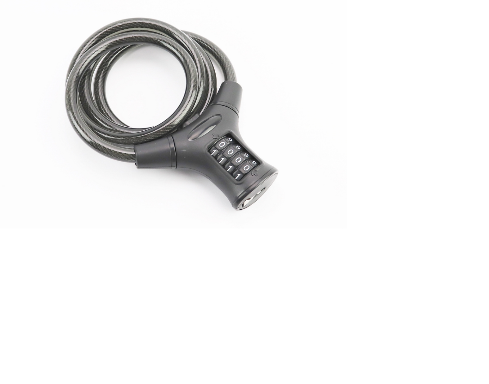 Замок противоугонный тросовый 1200х10 мм с 4-х значным кодом GK102.715 (409854)