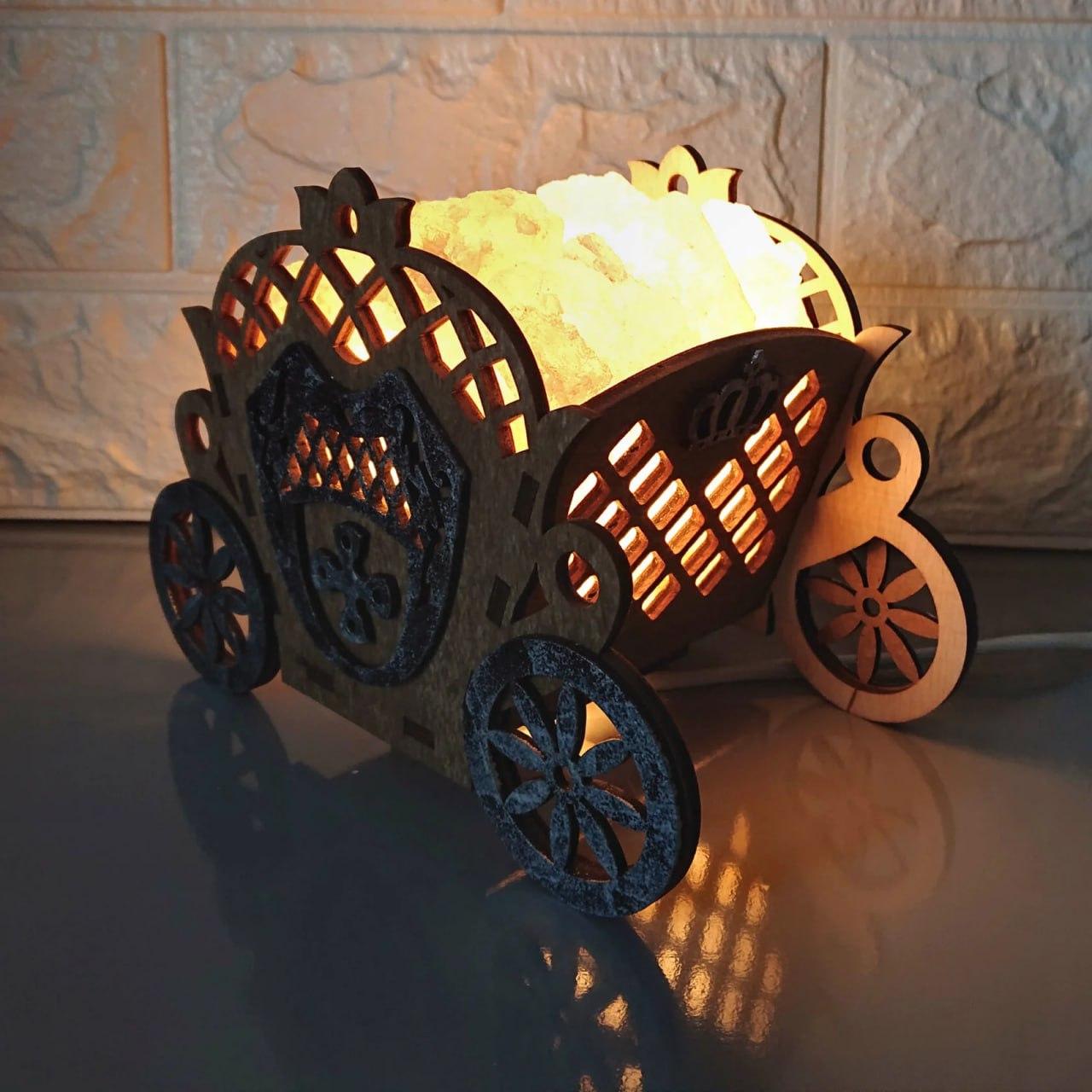 Светильник-ночник с регулируемой яркостью из соли 1,1 кг (К03004-3) - фото 6