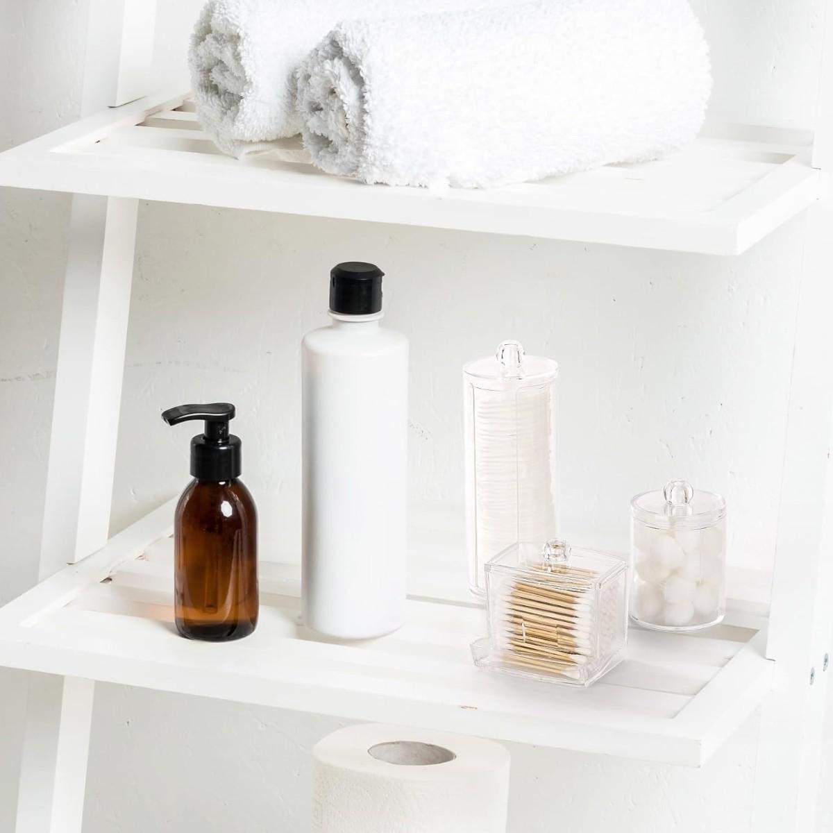 Набор органайзеров для ватных палочек и дисков Multifunctional storage box 3 шт. (R10250) - фото 5