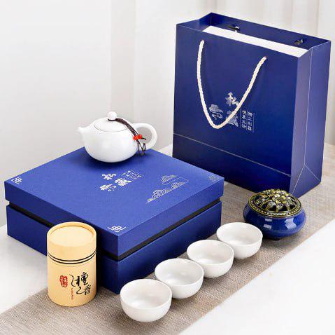 Набор посуды для чайной церемонии с ароматом на 4 персоны Белый