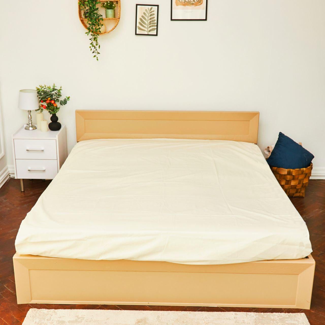 Простынь PaniPava Creamy Cat бязь 110х160 см (19881242)