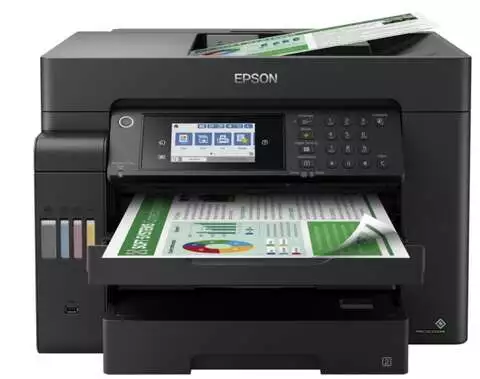 МФУ Epson EcoTank L15150 Fax ink color A3 DADF Duplex USB Ethernet Wi-Fi 4 ink Pigment (C11CH72404) - фото 1