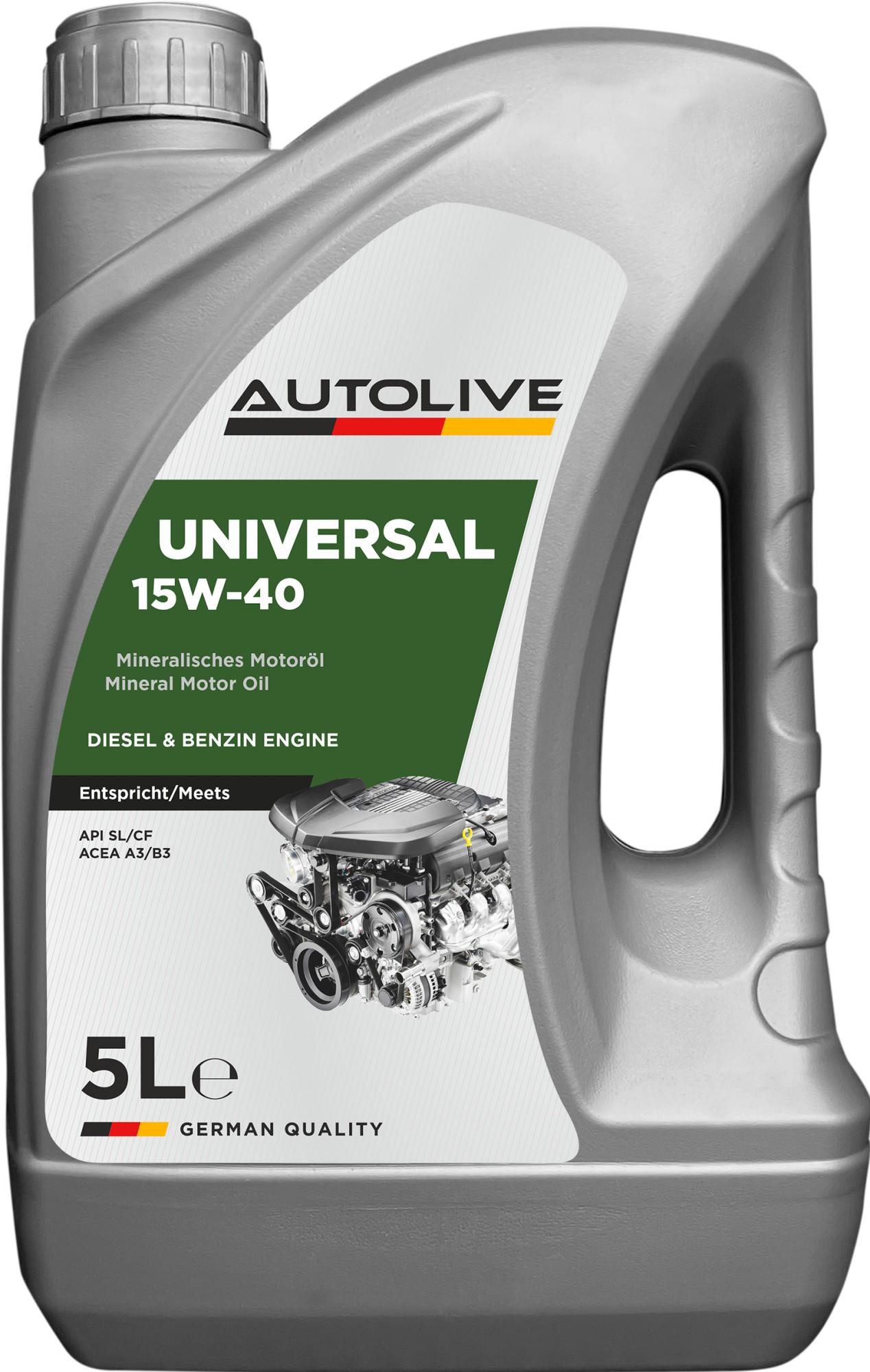 Моторна олія AUTOLIVE Universal 15W-40 5 л